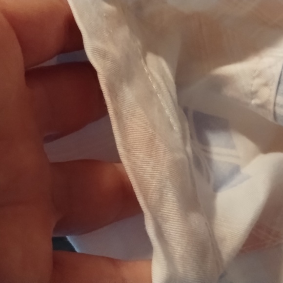 Time and True pastel pink and blue button down - Picture 3 of 4